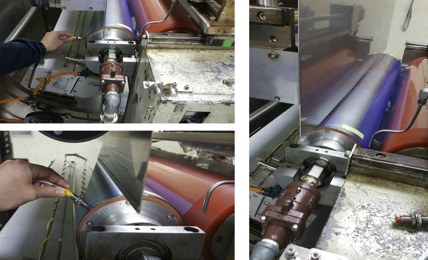 High-Speed Printing Roller — Real-Time Ink Viscosity Control — field installation photo