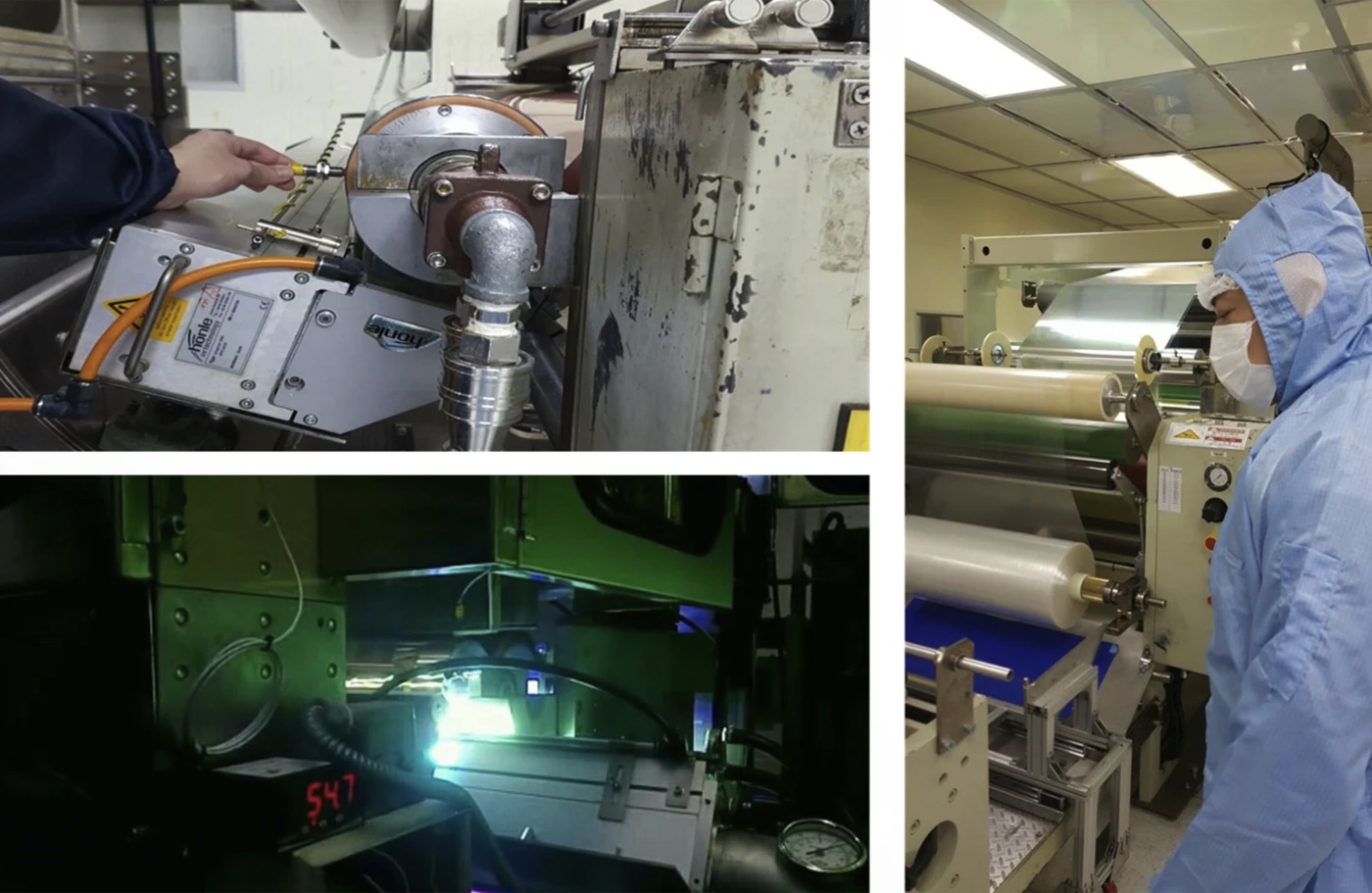 Semi Cleanroom UV-Cure Lamp Roller Thermal Control — field installation photo